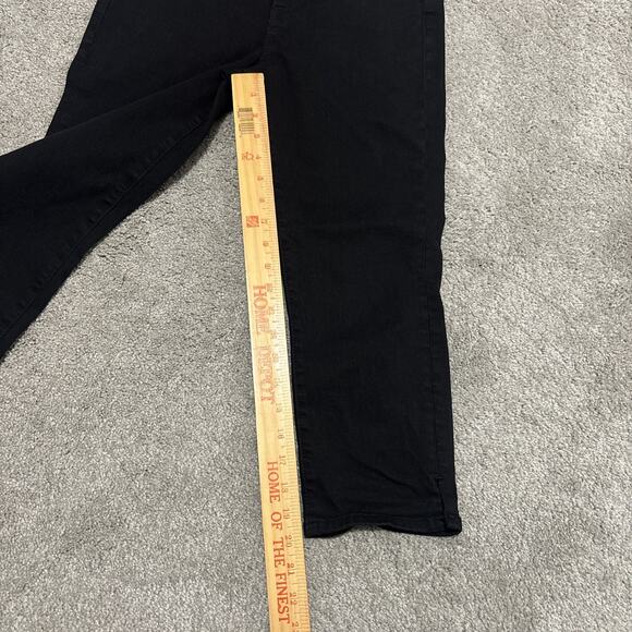 Frame Women's Button Closure Five Pocket Flare Leg Pants Black Size 27 - Picture 5 of 5